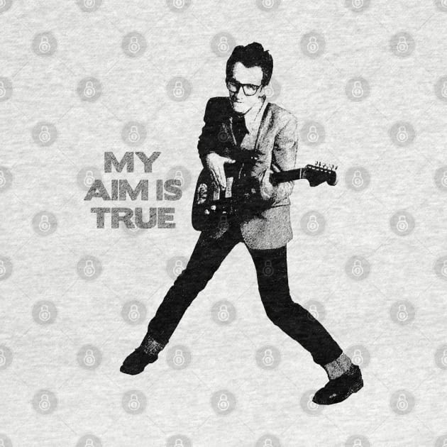 My Aim is True Vintage // Elvis Costello lovers by AuntDark66